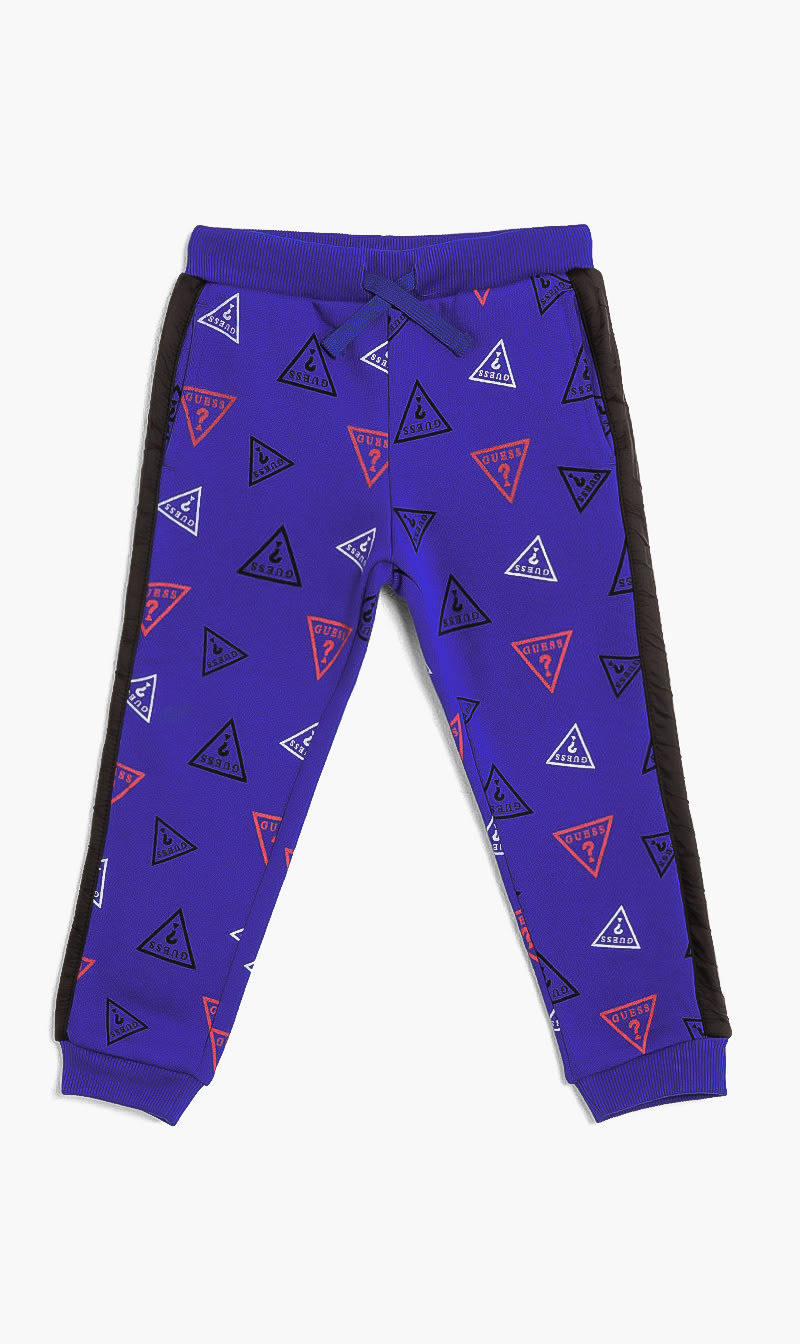 

Guess Blue All Over Jogger Nylon Inserts for Boys | The Deal Outlet