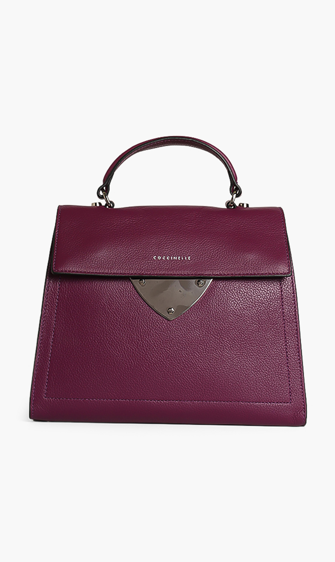 

COCCINELLE Grain Leather Crossbody Bag