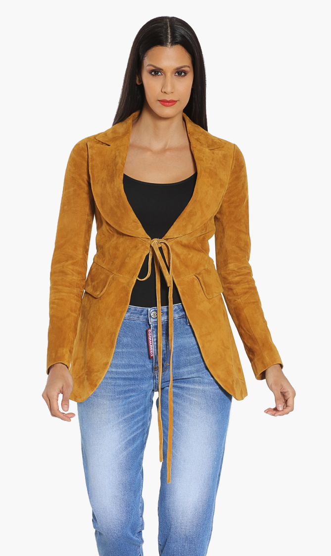 

DSQUARED2 Plain Suede Jacket