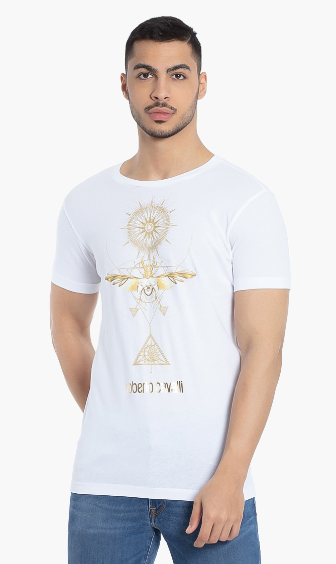 

Roberto Cavalli Printed Cotton T-shirt