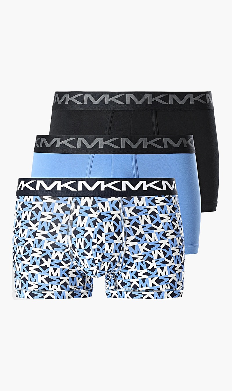 

Michael Kors Blue 3 Pack Boxer Briefs for Men | The Deal Outlet
