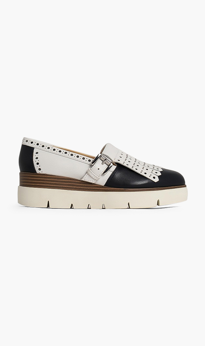 

Geox Kattilou Colorblock Leather Slip-on