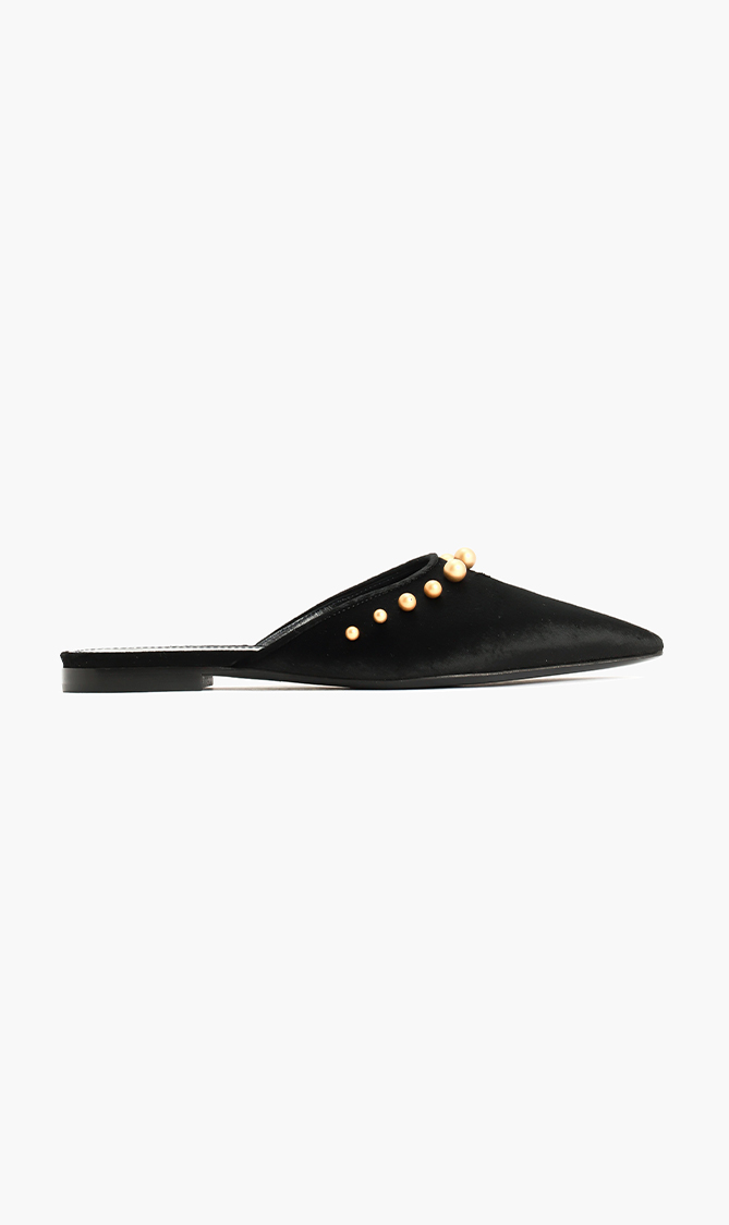 

Pollini Embellished Mules