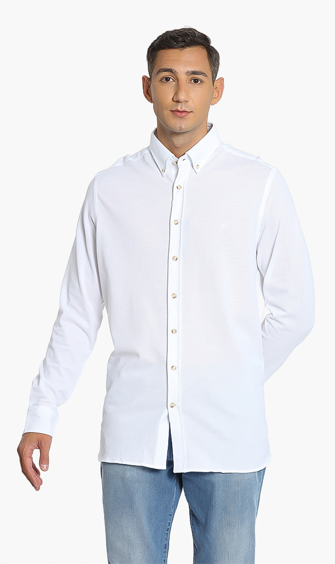 

Hackett London Gmt Dye Jersey Slim Fit Shirt