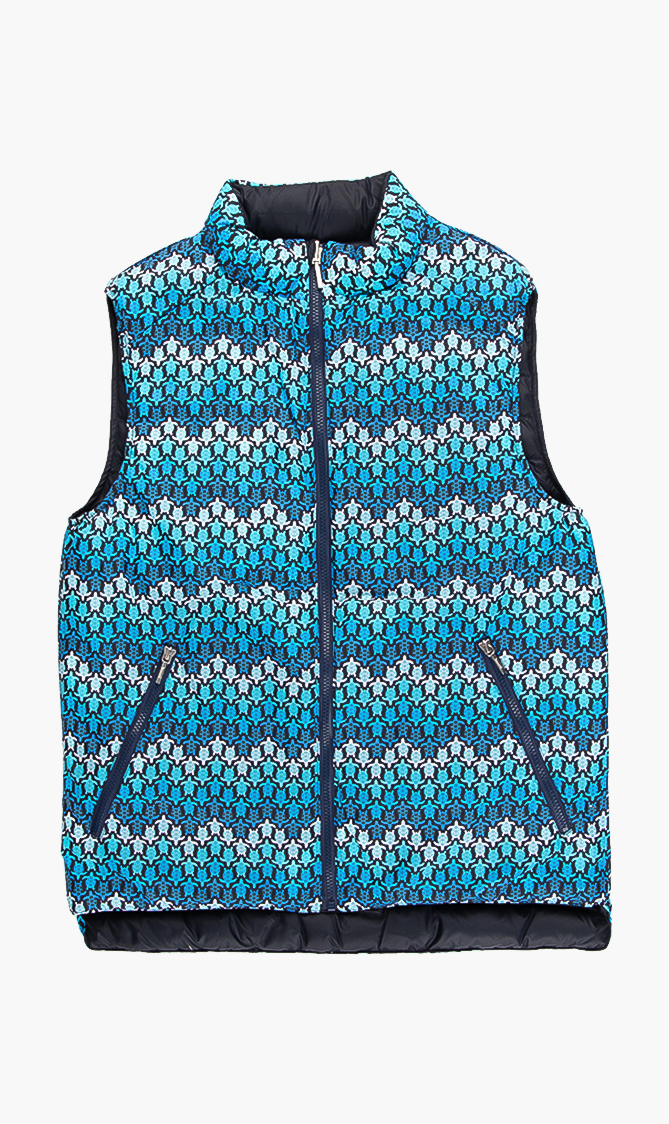 

Vilebrequin Ronde Des Tortues Reversible Sleeveless Jacket
