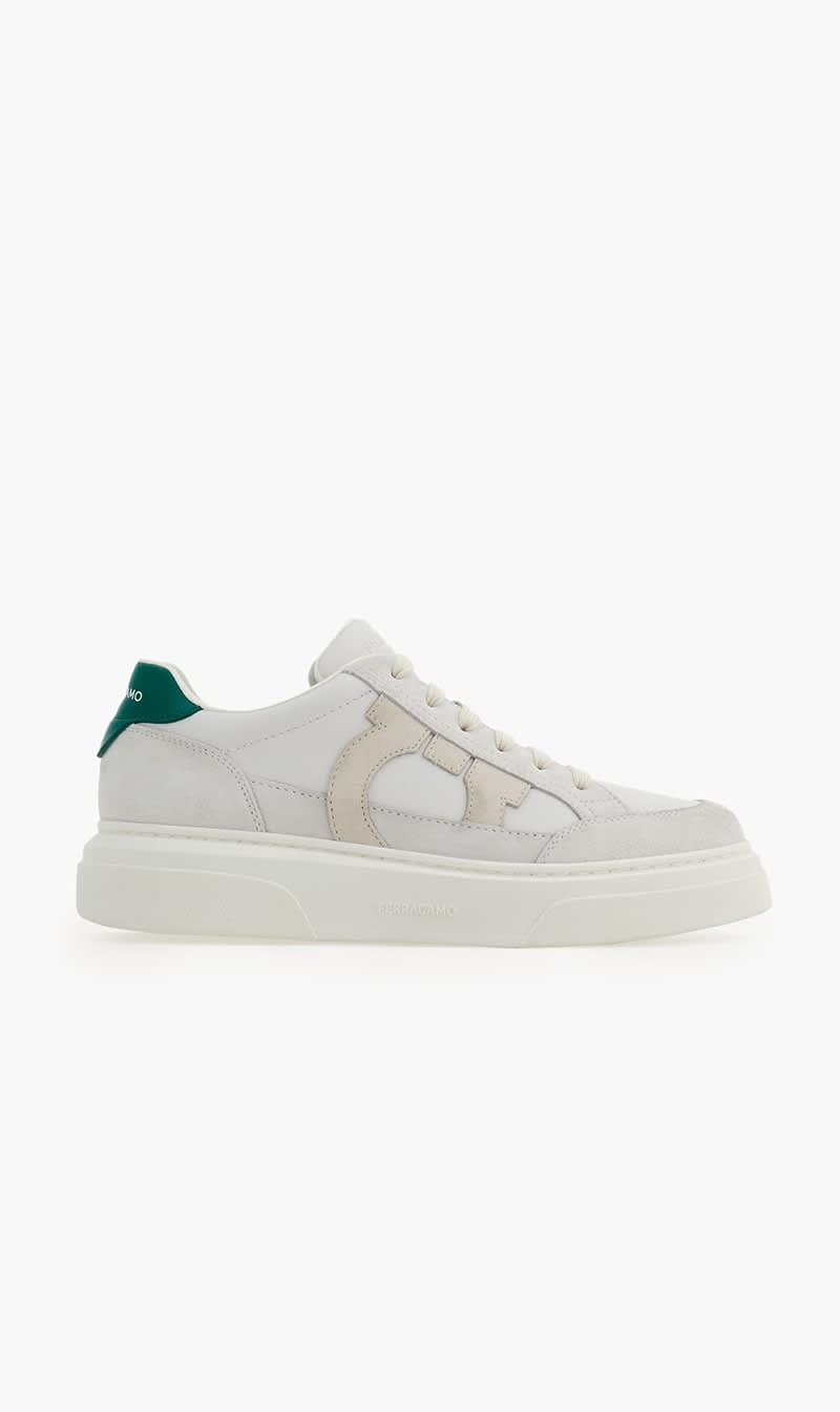 

Salvatore Ferragamo White Cassina Ganc for Men | The Deal Outlet