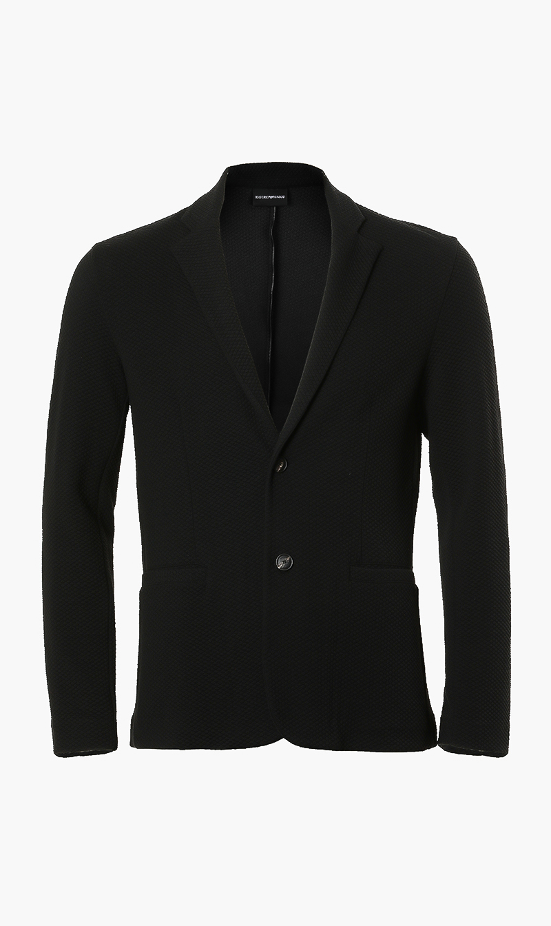 

Emporio Armani Unstructured Textured Blazer