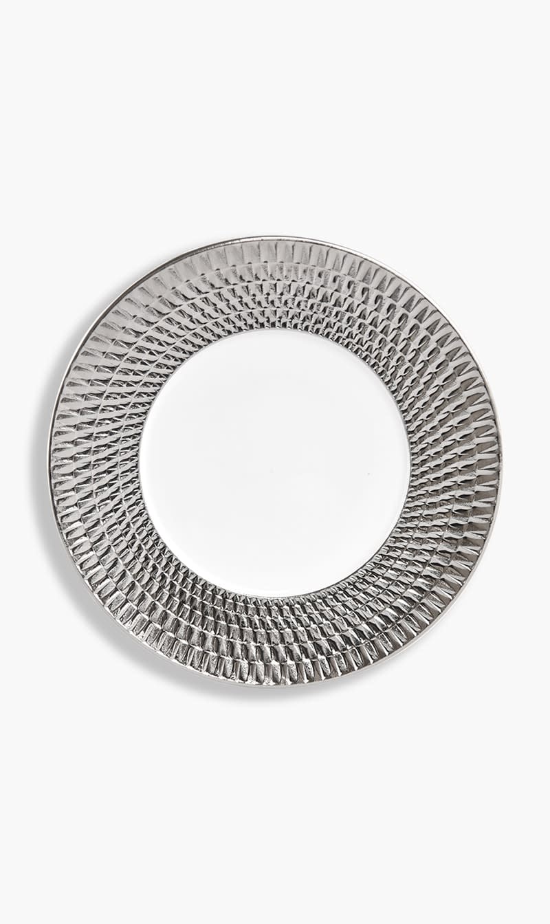 

Bernardaud Silver Twist Platine Salad Plate | The Deal Outlet