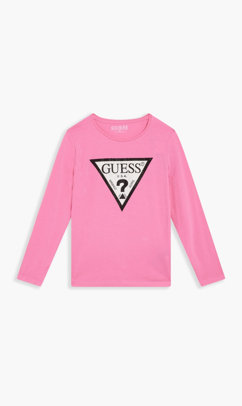 

Long Sleeve Organic Stretch Jersey, Pink