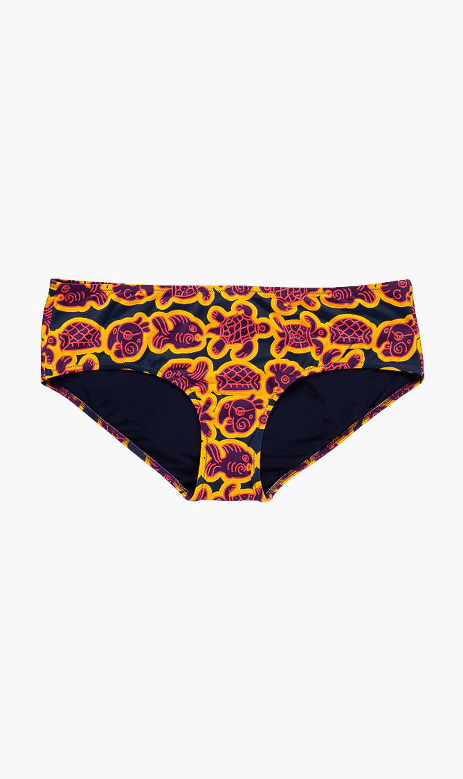 

Fristy Printed Bikini Bottom, Blue
