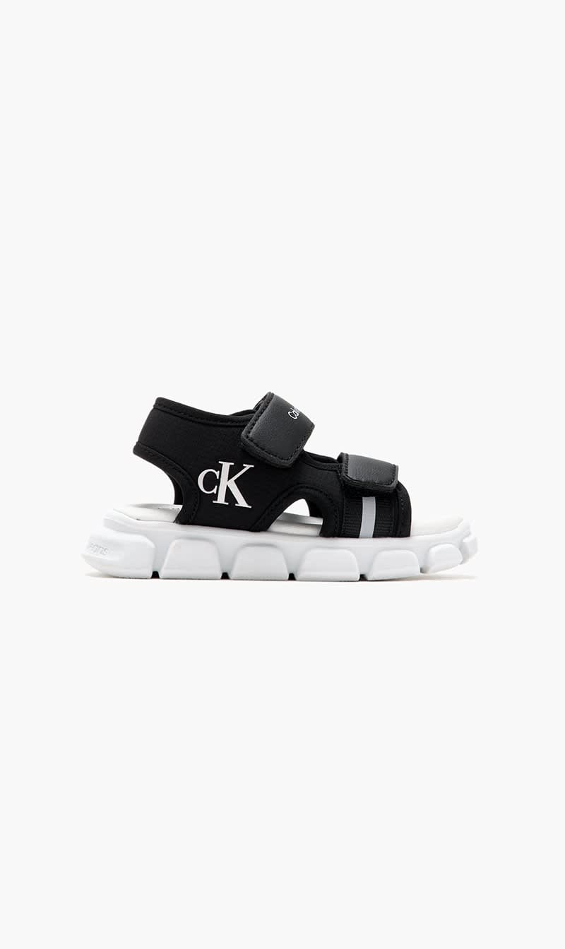 

Calvin Klein Black Velcro Sandals for Boys | The Deal Outlet