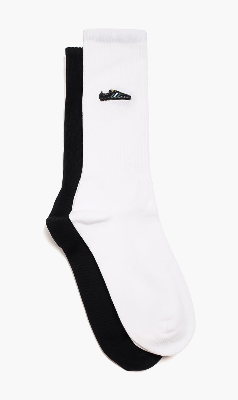 

Adidas White Samba Crew Socks for Men | The Deal Outlet