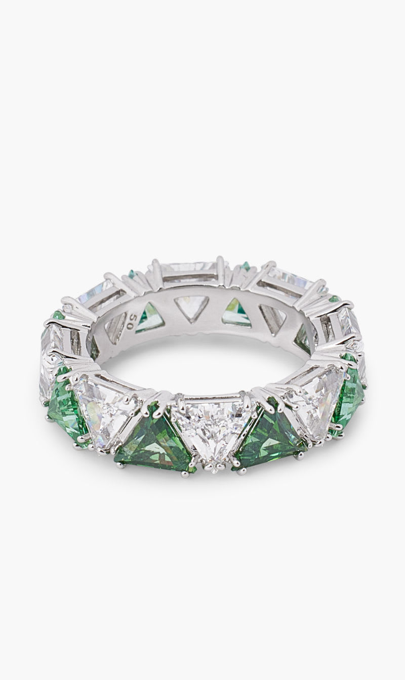 

Swarovski Others Sjc Millenia Ring Green Dkmu Rhs  for Women | The Deal Outlet
