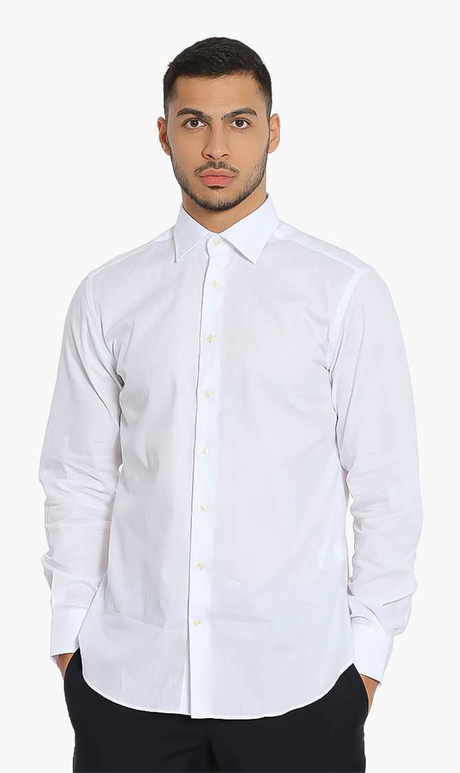 

Hackett London Eci Form Herringbone Slim Fit Shirt