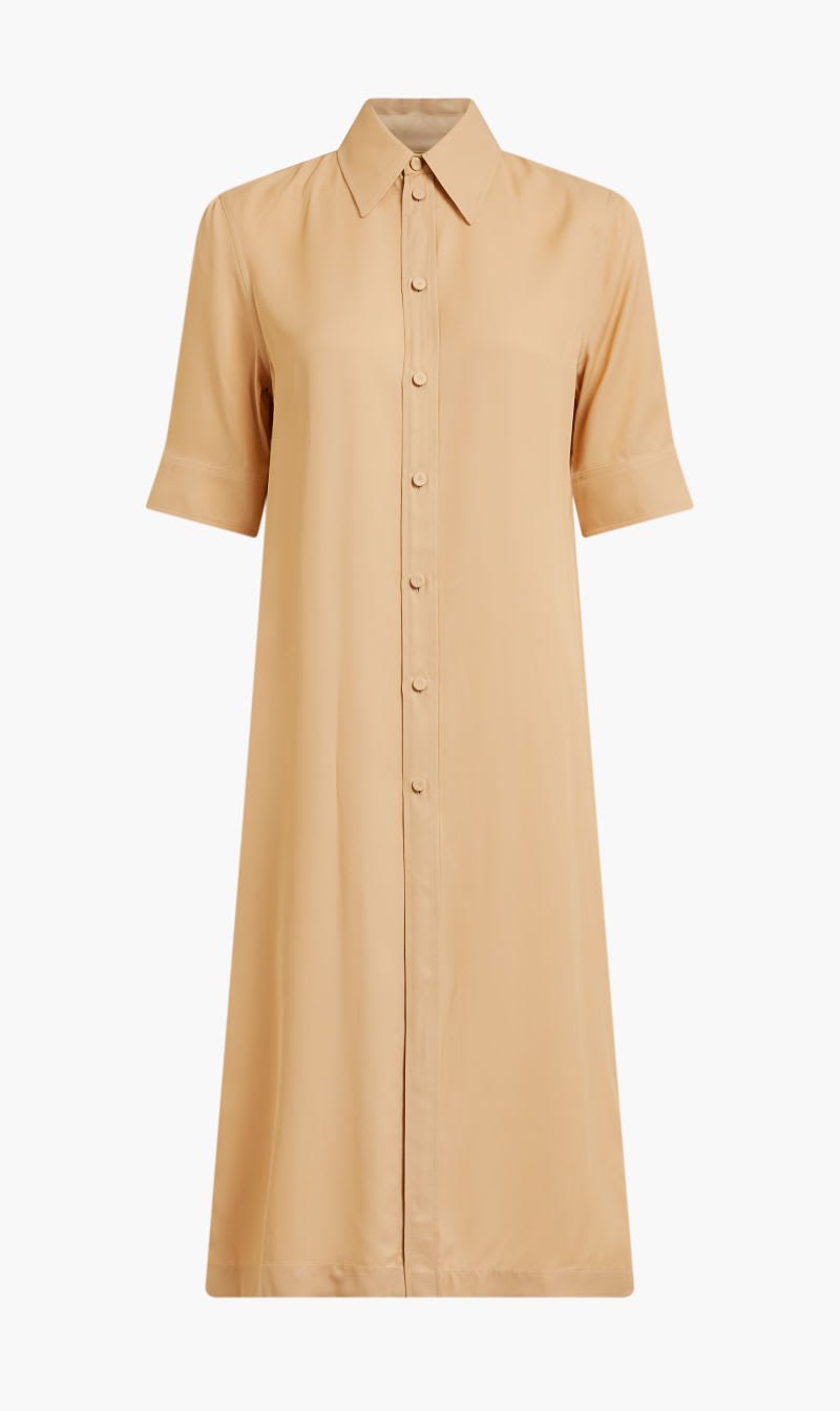 

Jil Sander Beige W Shirt 03 Matt Fluid Viscose for Women | The Deal Outlet