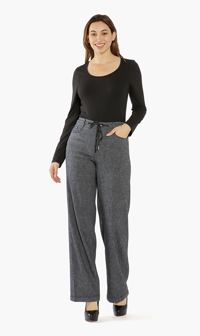 Wide Legs Pants, Blue