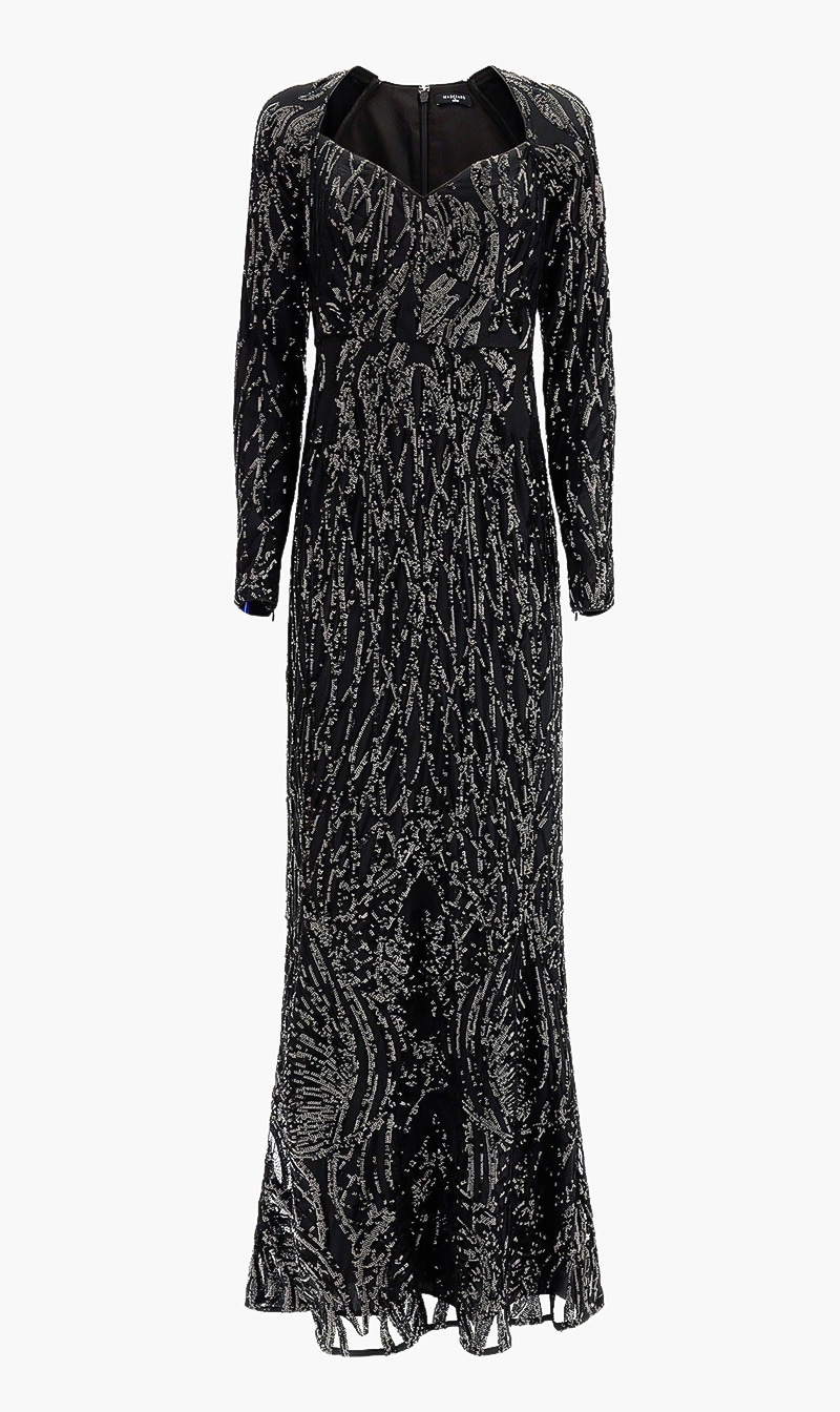 

Roaring Sequins Dress, Black