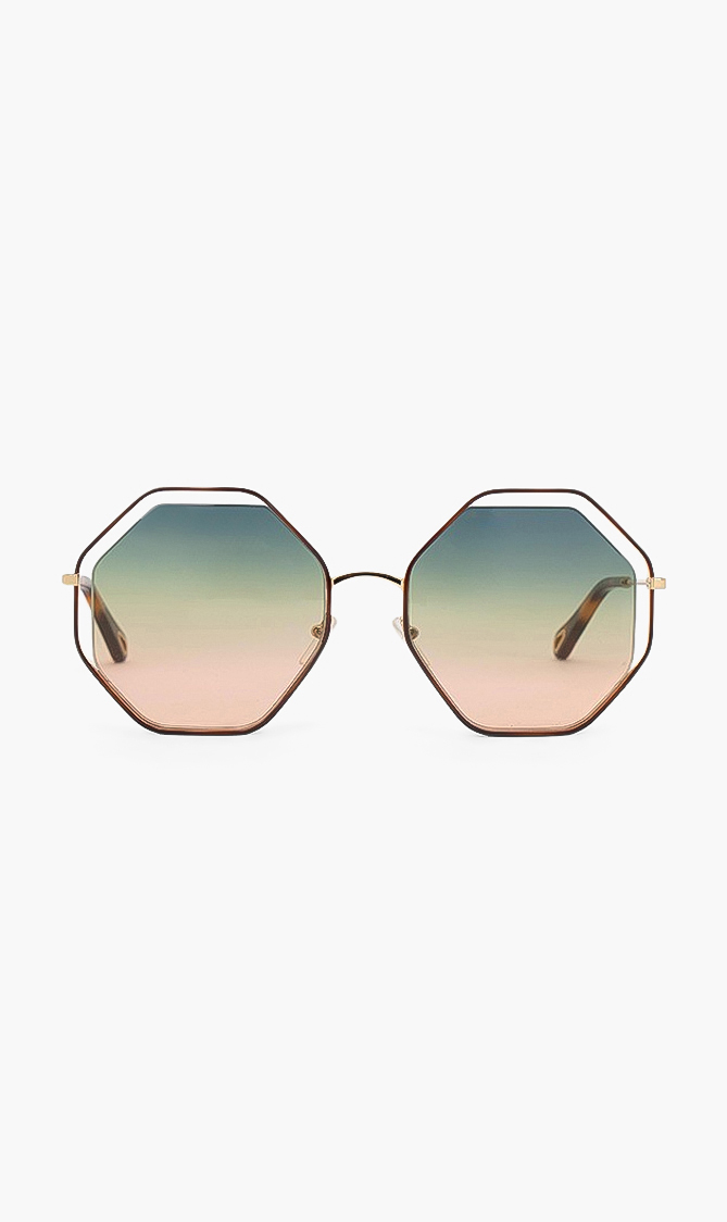 

Chloe Poppy Hexagonal Sunglasses
