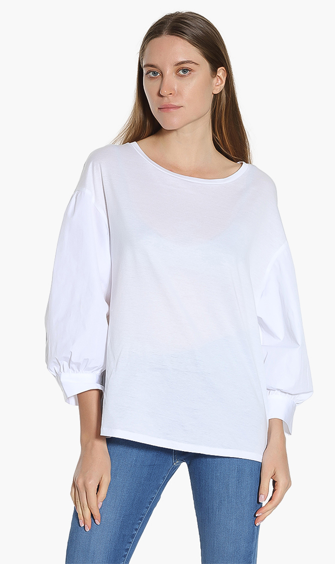 

Weekend Maxmara Sax Three Quarter Sleeves Blouse