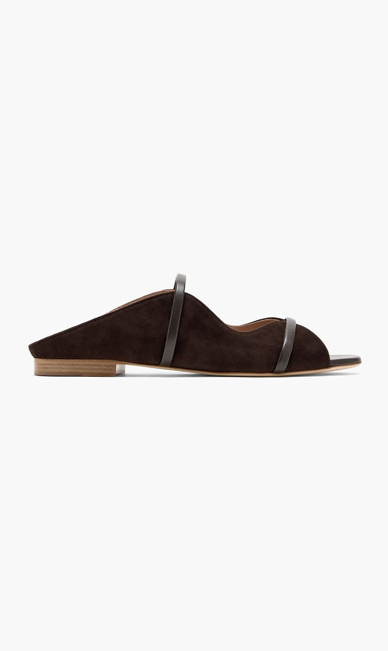 

Malone Souliers Brown Norah Flat Mules for Women | The Deal Outlet
