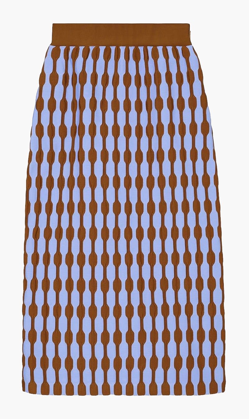 

Tory Burch Multi-color Bubble Stripe Skirt for Women | The Deal Outlet