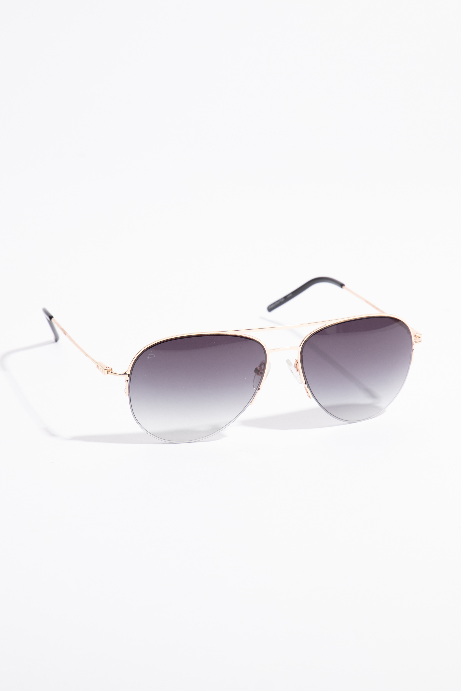 

Prive Revaux The Ace Half Rim Aviator Sunglasses