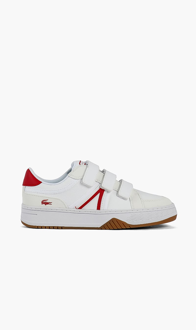 

Lacoste Red Synthetic Lace Sneakers for Boys | The Deal Outlet