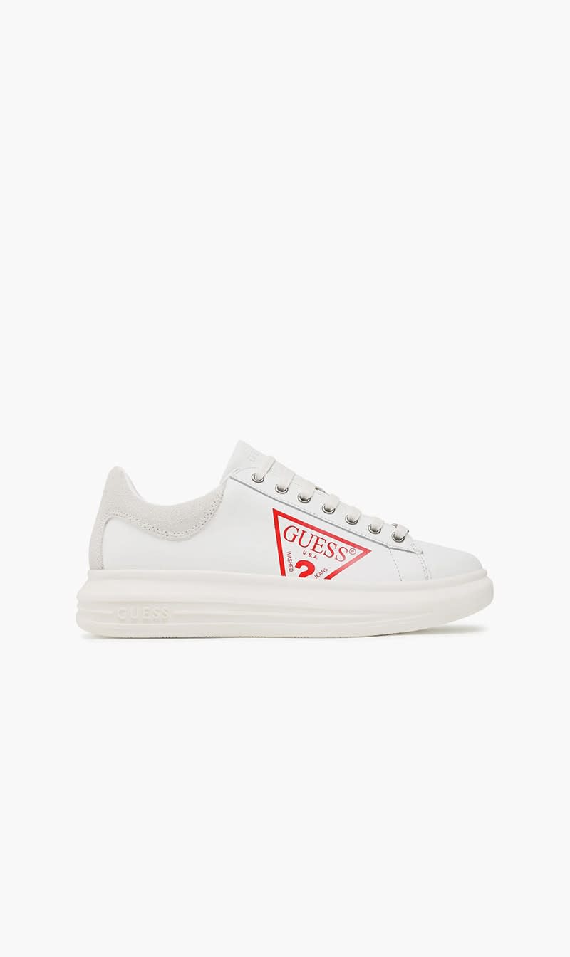 

Guess White Vibo Sneakers for Men | The Deal Outlet