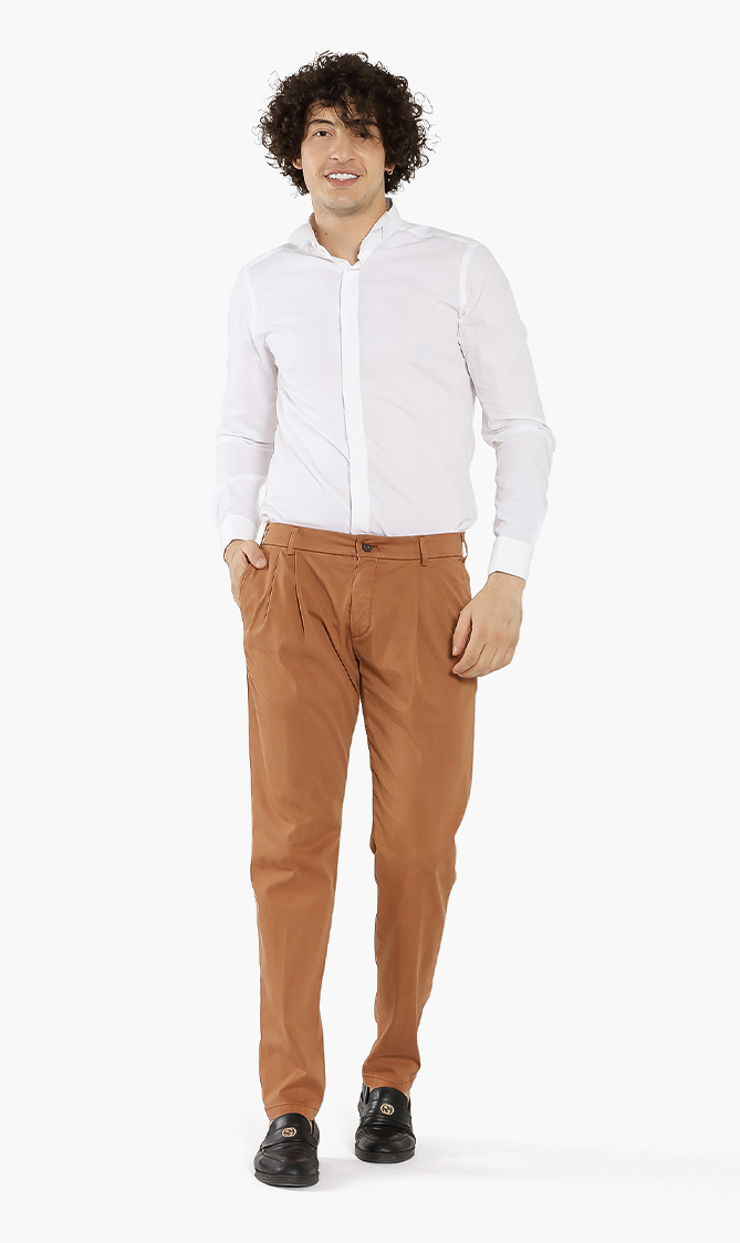 

Pal Zileri Plain Chino Pants