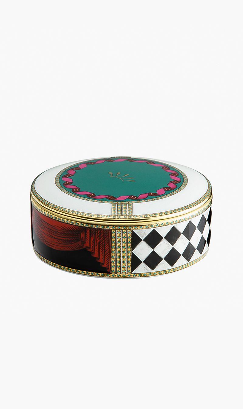 

Ginori 1735 Box With Cover And Elephant Decoration Inside