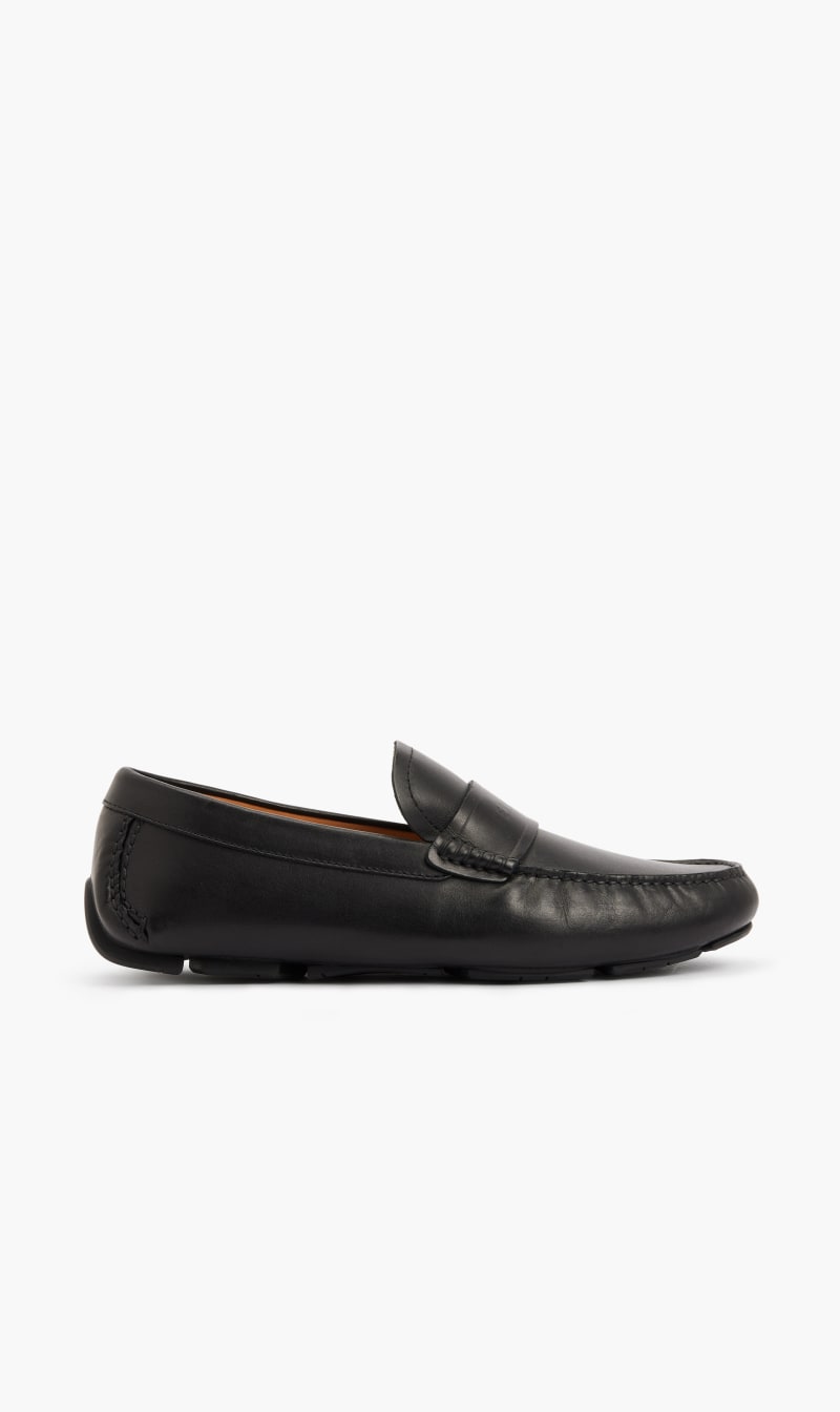 

Salvatore Ferragamo Black Felix Driver Loafers for Men | The Deal Outlet