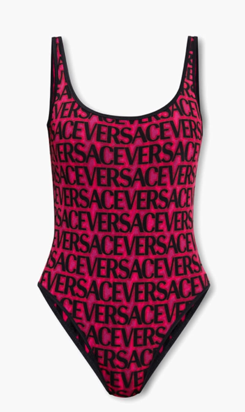 

Versace Pink Branded Reversible Swinsuit for Women | The Deal Outlet