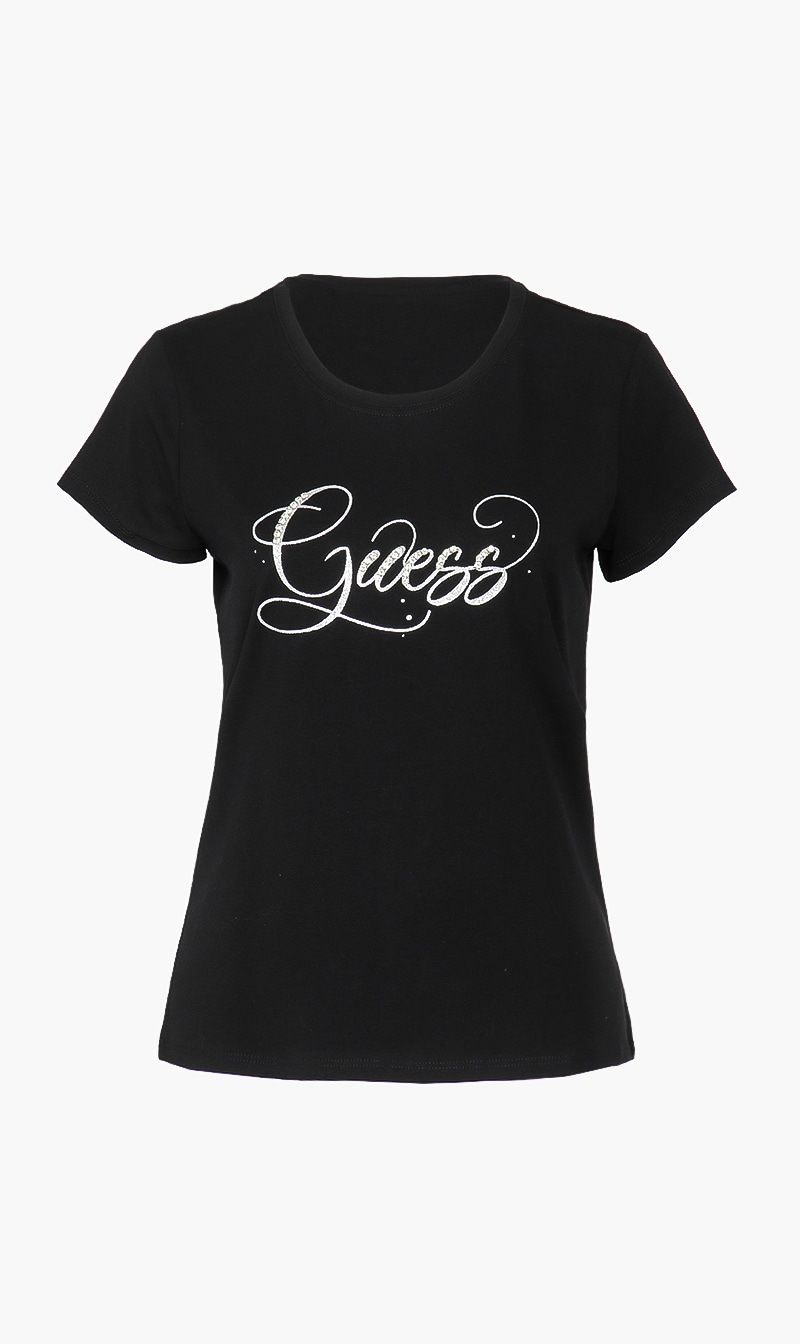 

Guess Glitzy Logo Tee