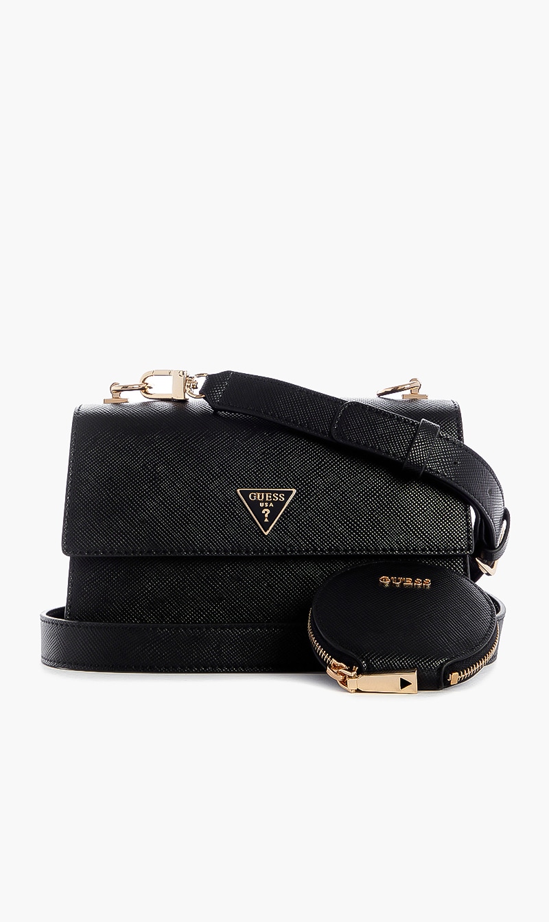 

Alexie Leather Crossbody, Black