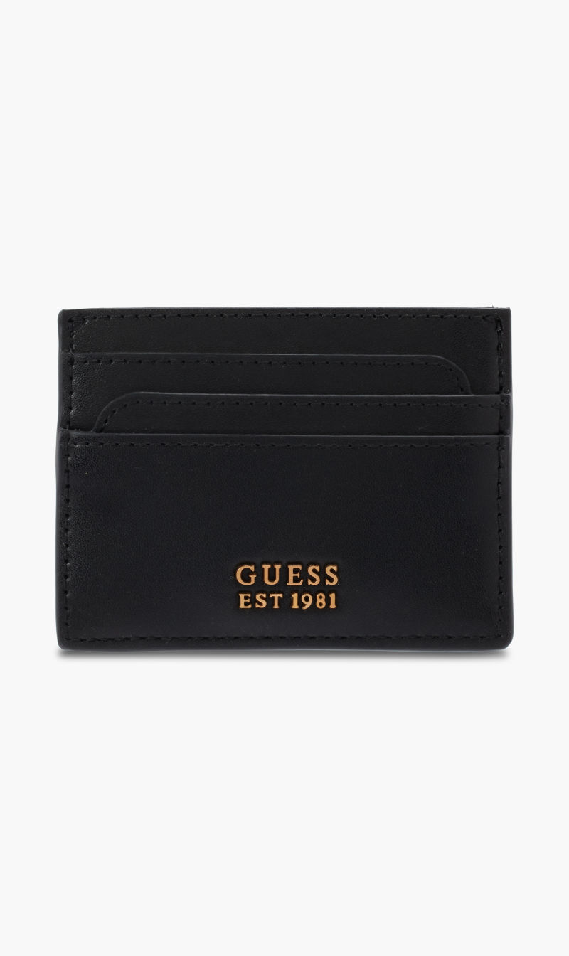 

Guess Black Laurel Slg Card Holder for Women | The Deal Outlet