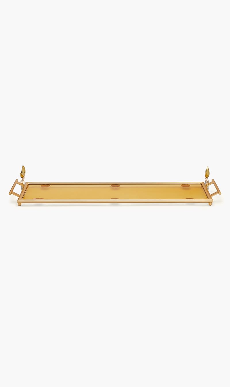 

Villari Others Extravaganza Serving Tray Rectangular Large Gold | The Deal Outlet
