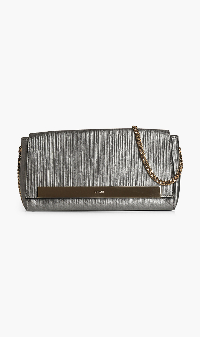 

Ripani Embossed Leather Sling Bag