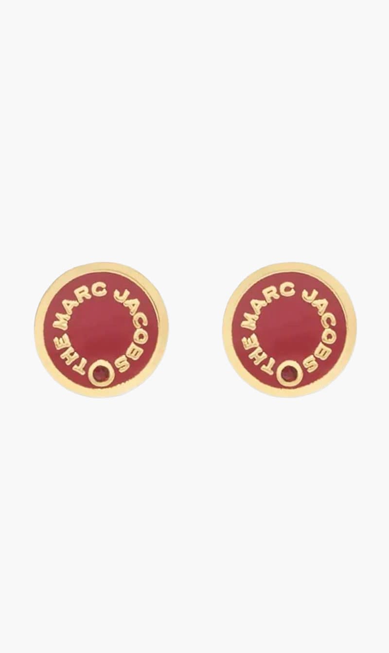 

Marc Jacobs Red Medallion Stud Earrings for Women | The Deal Outlet