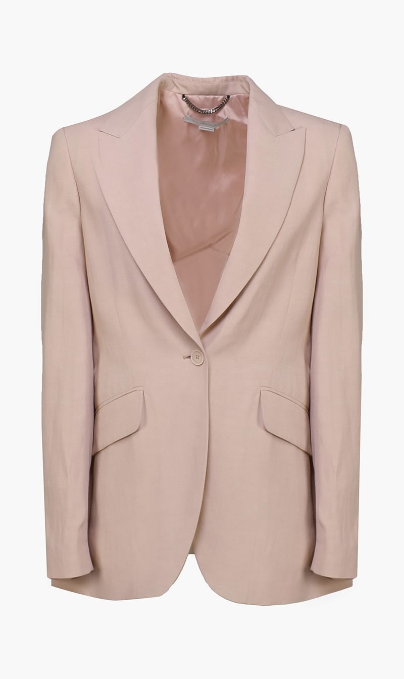 

Stella Mc Cartney Pink Relaxed Fitting Blazer for Women | The Deal Outlet