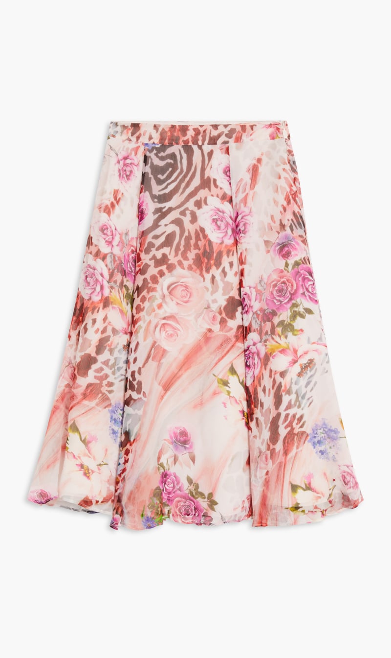 

Guess Pink Rose Shadow Long Skirt for Kids | The Deal Outlet