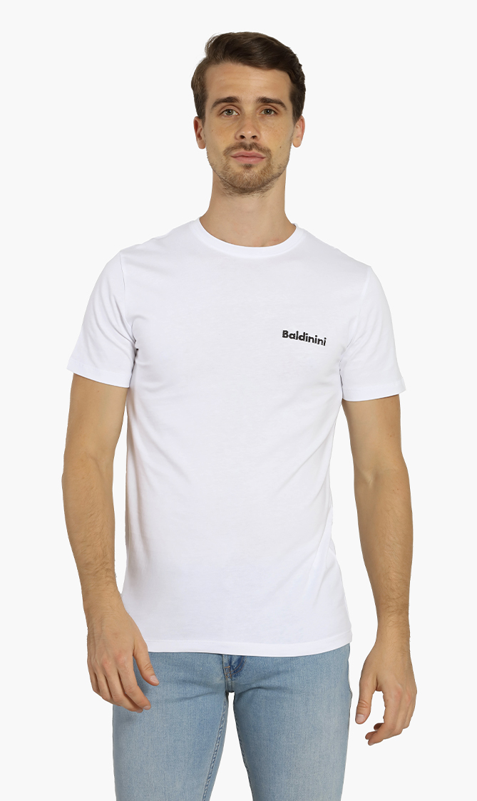 

Embroidered Logo T-shirt, White