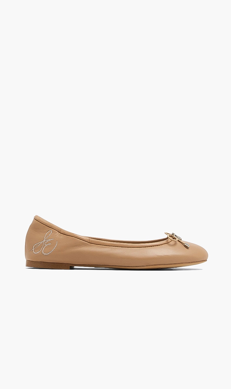 

Felicia Ballerina Flats, Beige