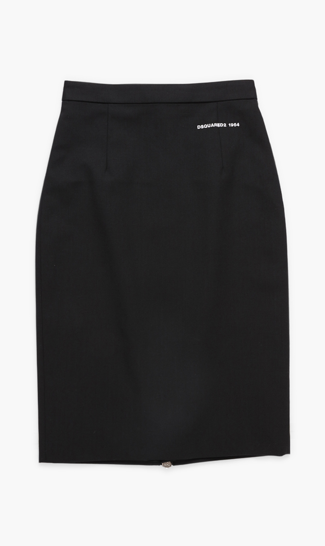 

Dsquared2 Wool Pencil Skirt