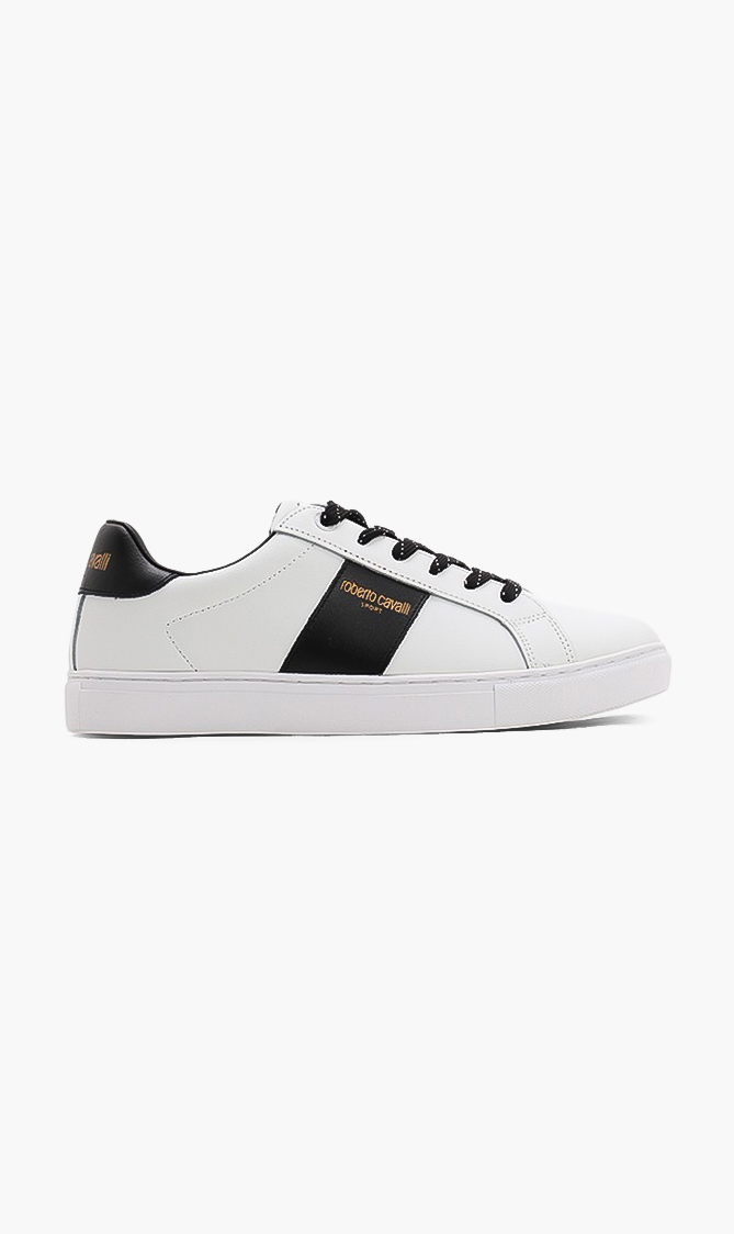 

Roberto Cavalli Glam Leather Sneakers