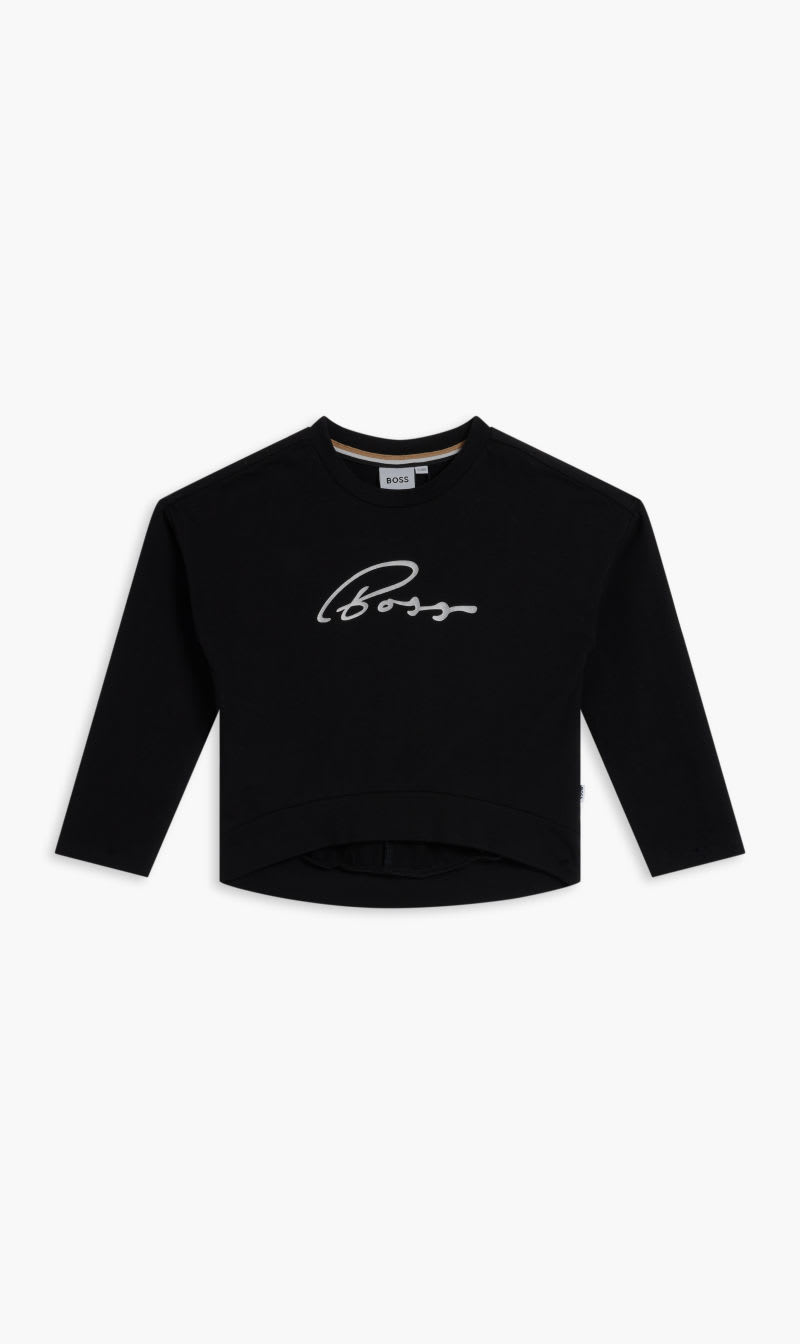 

Hugo Boss Black Long Sleeve T-shirt for Girls | The Deal Outlet
