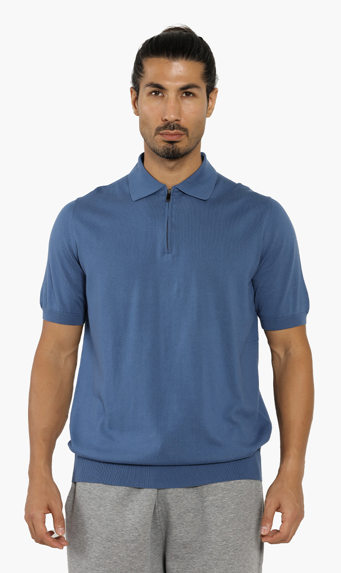 

Knit Polo Shirt