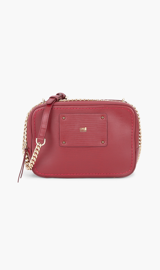

CAVALLI CLASS Dhalia Leather Crossbody Bag