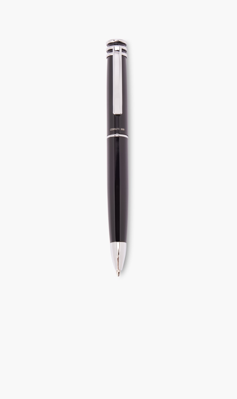 

Cerruti Black Cut Ballpoint Pen Ring Top | The Deal Outlet