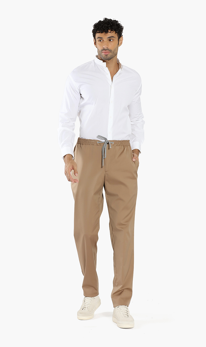 

Pal Zileri Elastic Waist Trouser