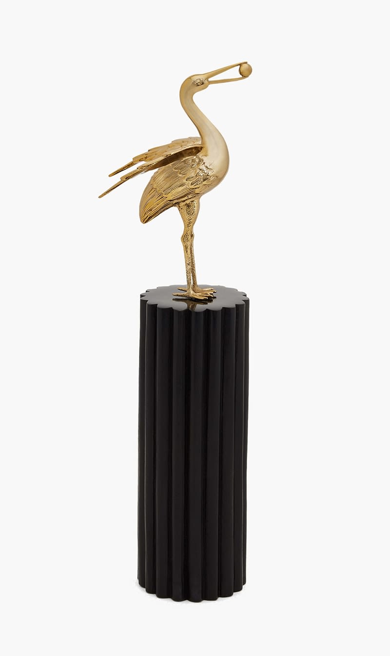 

4957 Others Heron Column Medium Black | The Deal Outlet